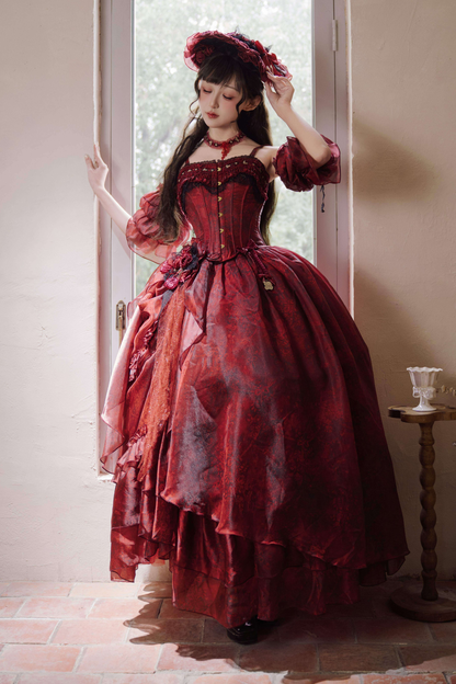 【3月19日予約締切】シルビアトップス+フレアスカート+ハット+スリーブ+ネックレス