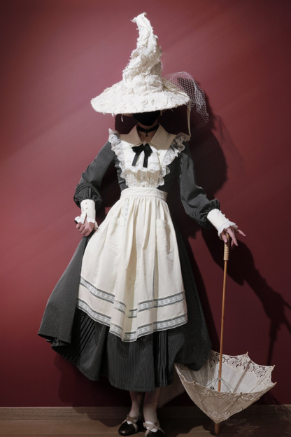 레트로 로리타 원피스 + 앞치마