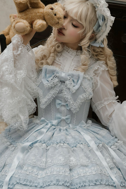 Nice Heartbeat Lolita Dress + Cape + Hat