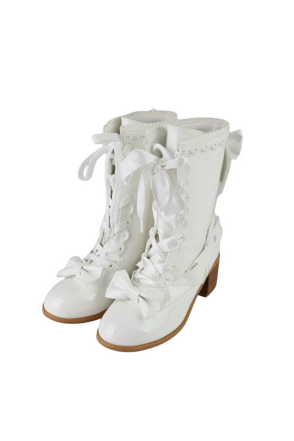 Sheep puff retro boots