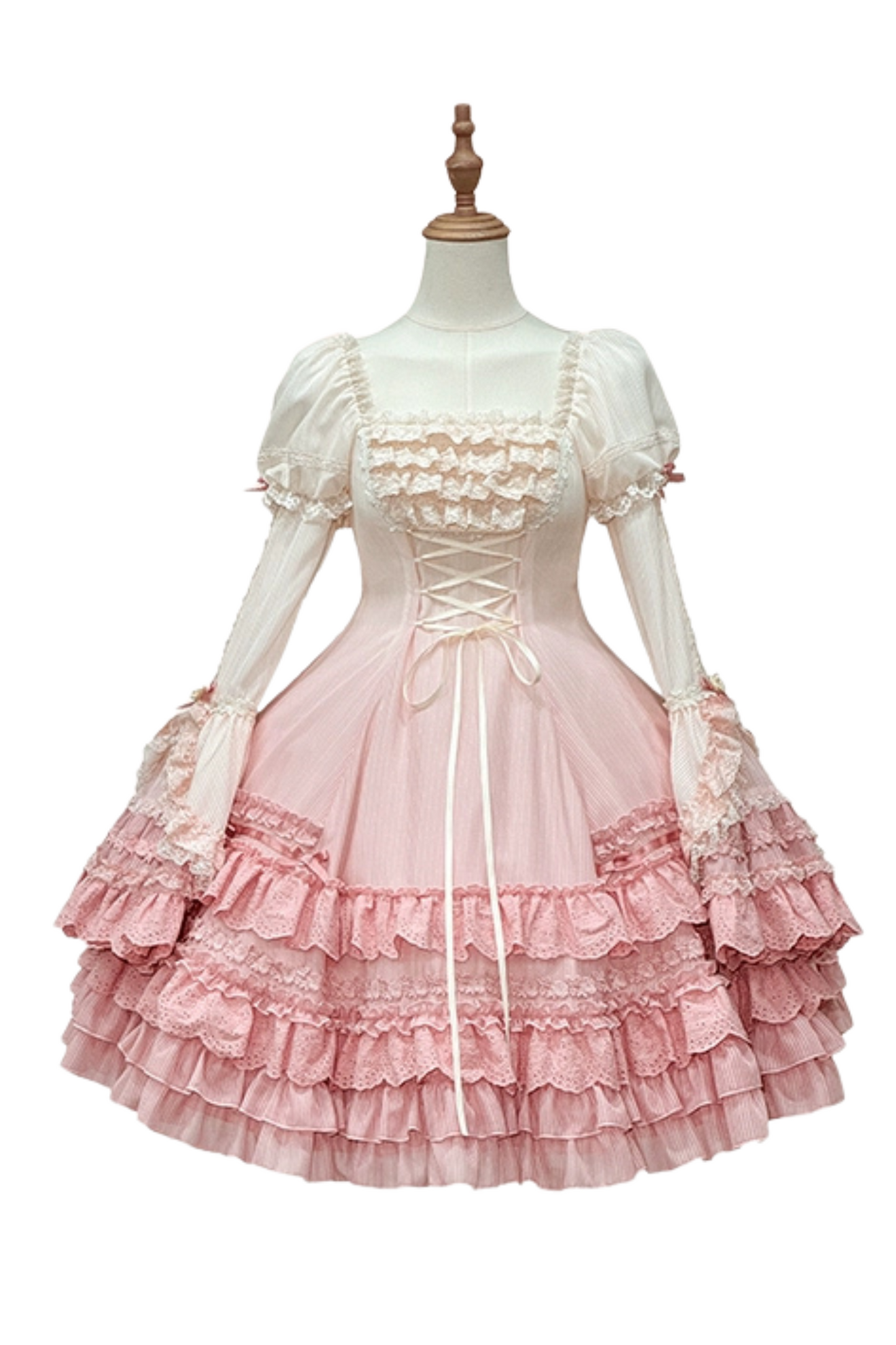 [Reservation Product] Frilled Gradient Princess Lolita Dress Set