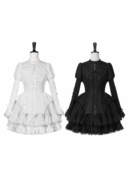 [Deadline for reservations: November 19] Camilla Spider Web Bat Gothic Dark Dress