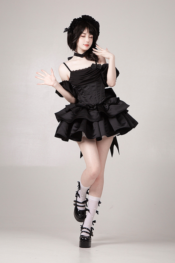 【予約商品】クラシカルドールロリータジャンパースカートセット