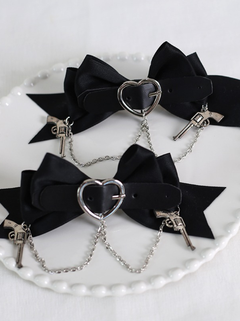 Lolita Dark Goth Chain Hair Accessories