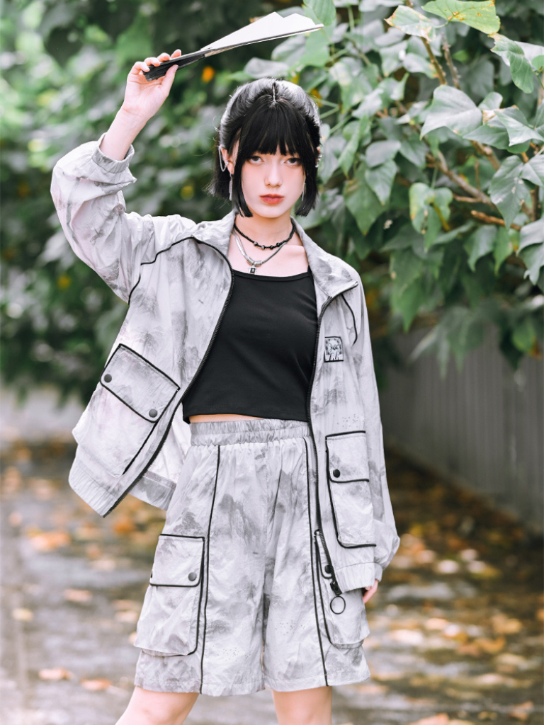 Trend Ink Jacket + Half Pants