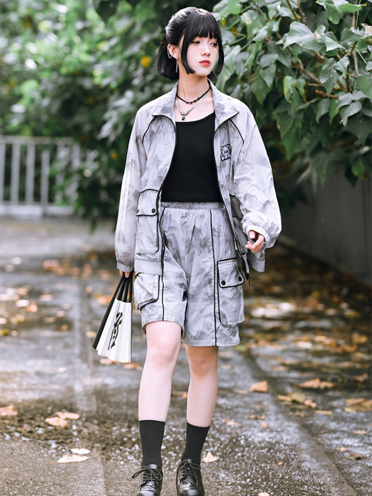 Trend Ink Jacket + Half Pants