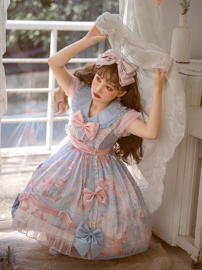 パステルリボンフリルドールプリンセスドレス – Belchic パステルリボンフリルドールプリンセスドレス – Belchic