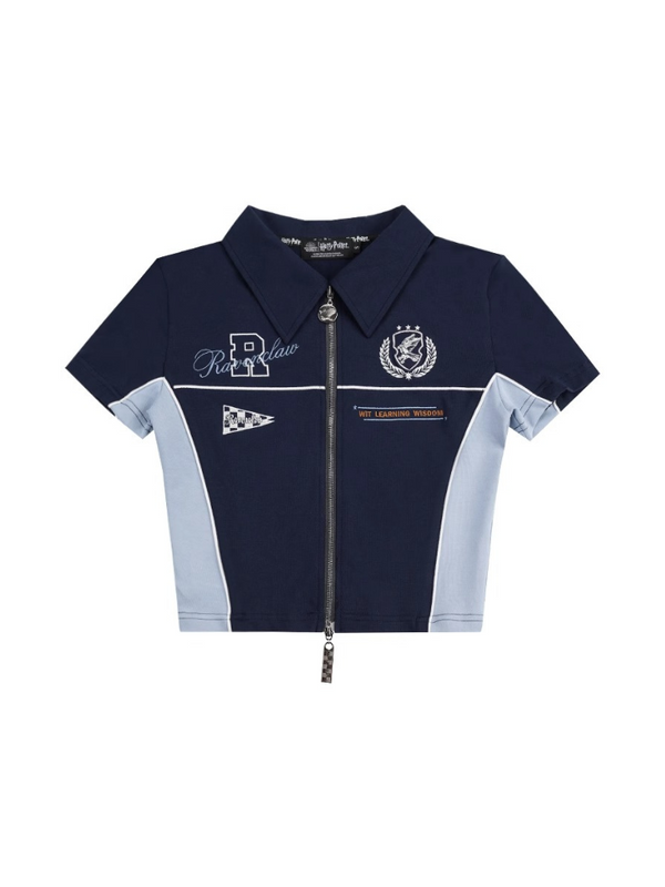 LASER Zip-up Short Tops