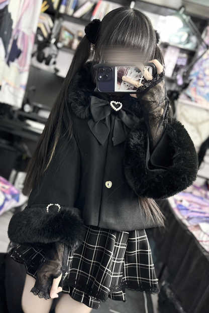 Fur Cute Snow Short Coat