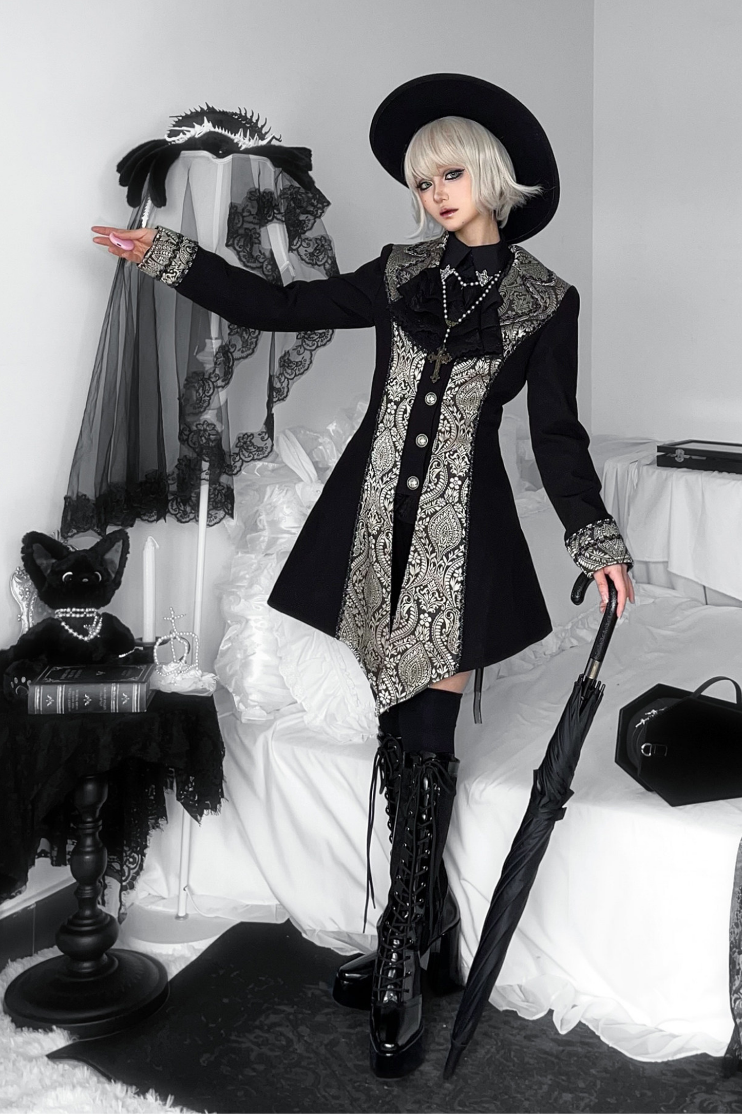 Dark Prince Lolita Jacket + Shirt + Pants + Vest