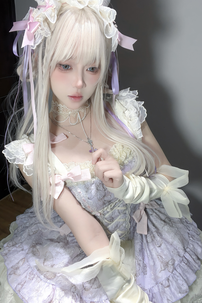 Butterfly Jacquard Sweet Princess Lolita Dress