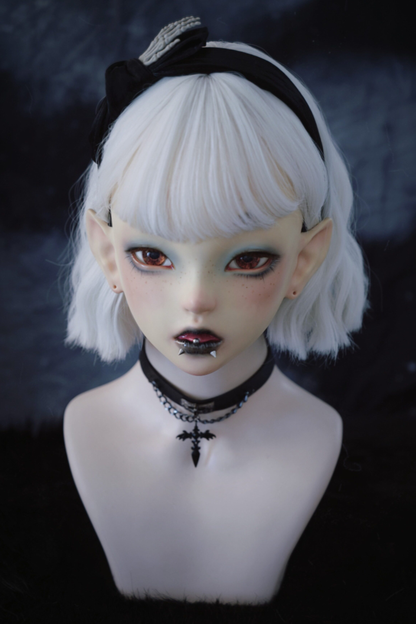 スカルリボンヘアーアクセサリー