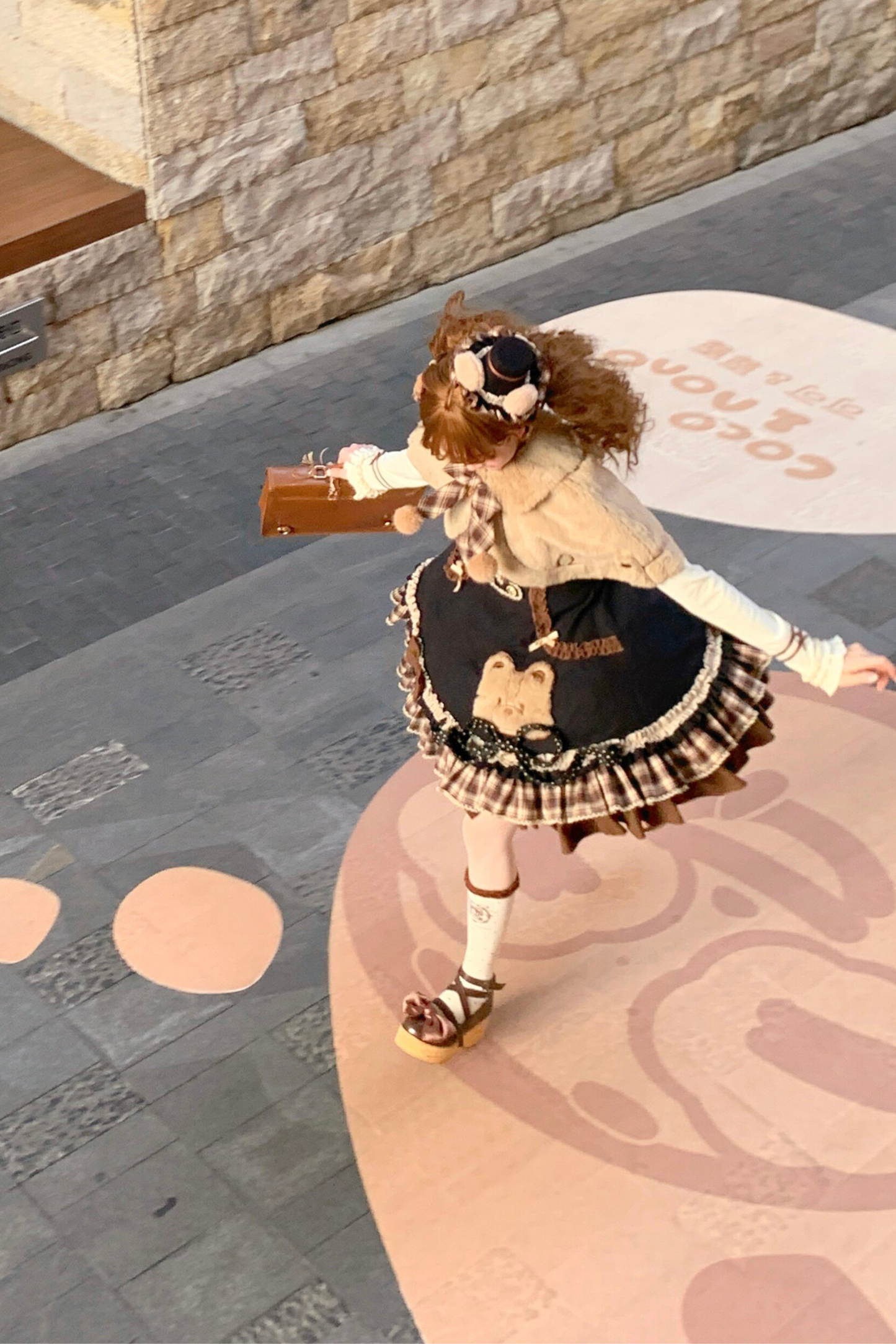 Bear Lolita Jumper Skirt + Top + Cape + Hat