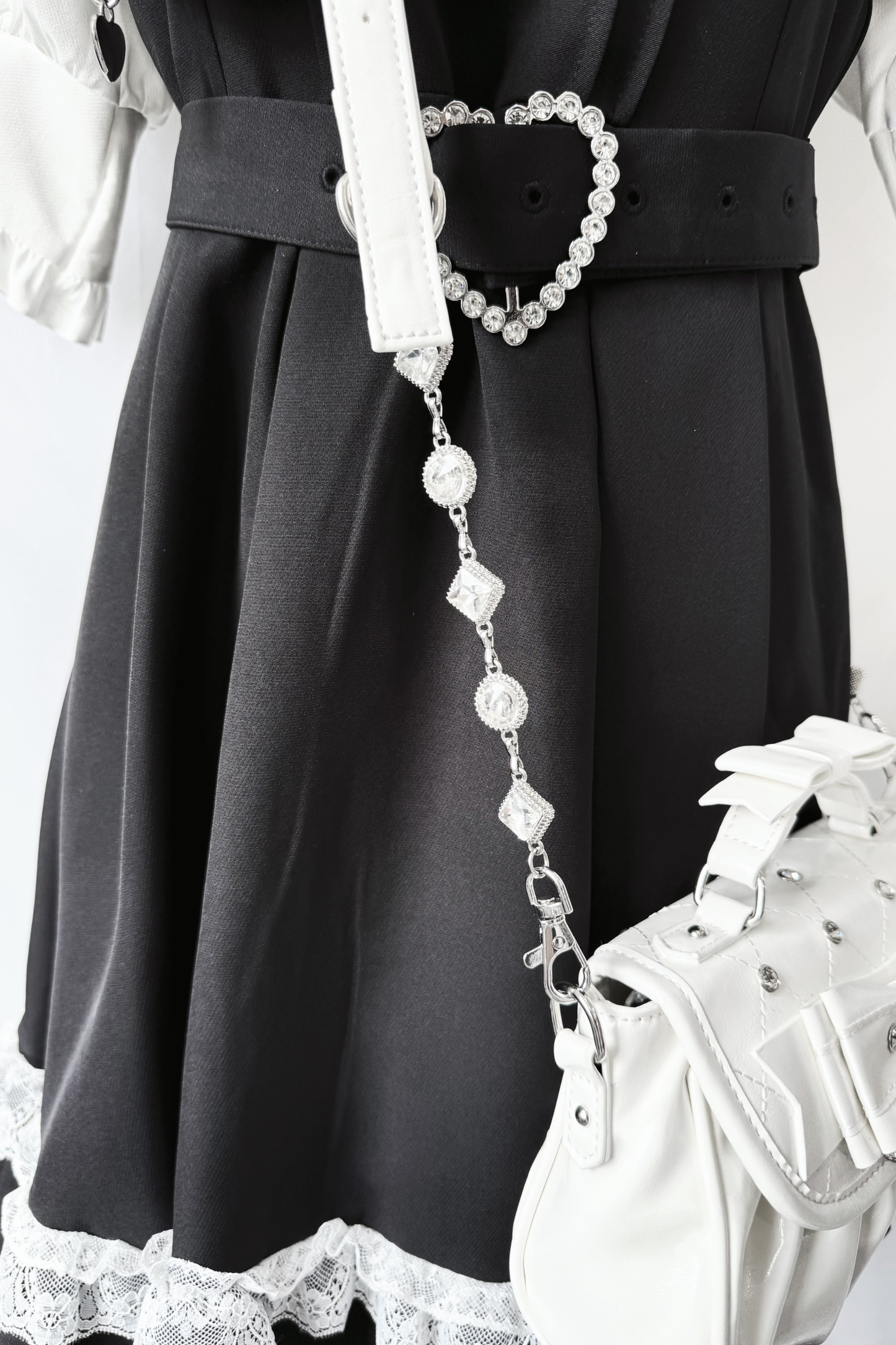 バッグラインストーンエレガントショルダーバッグ