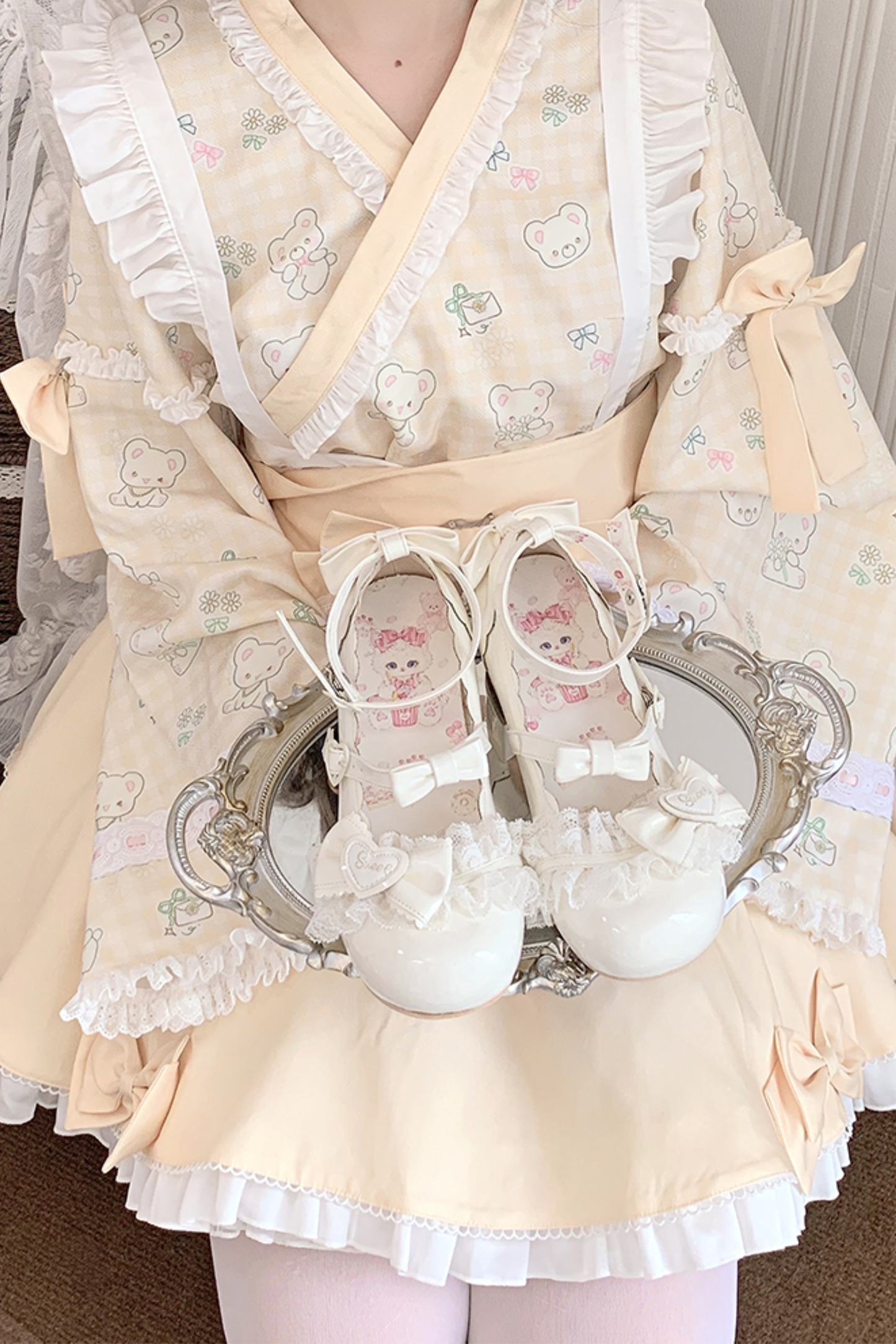 レースリボンロリータシューズ