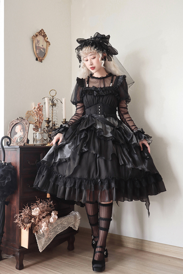 Flying Sleeves Big Lolita Dress