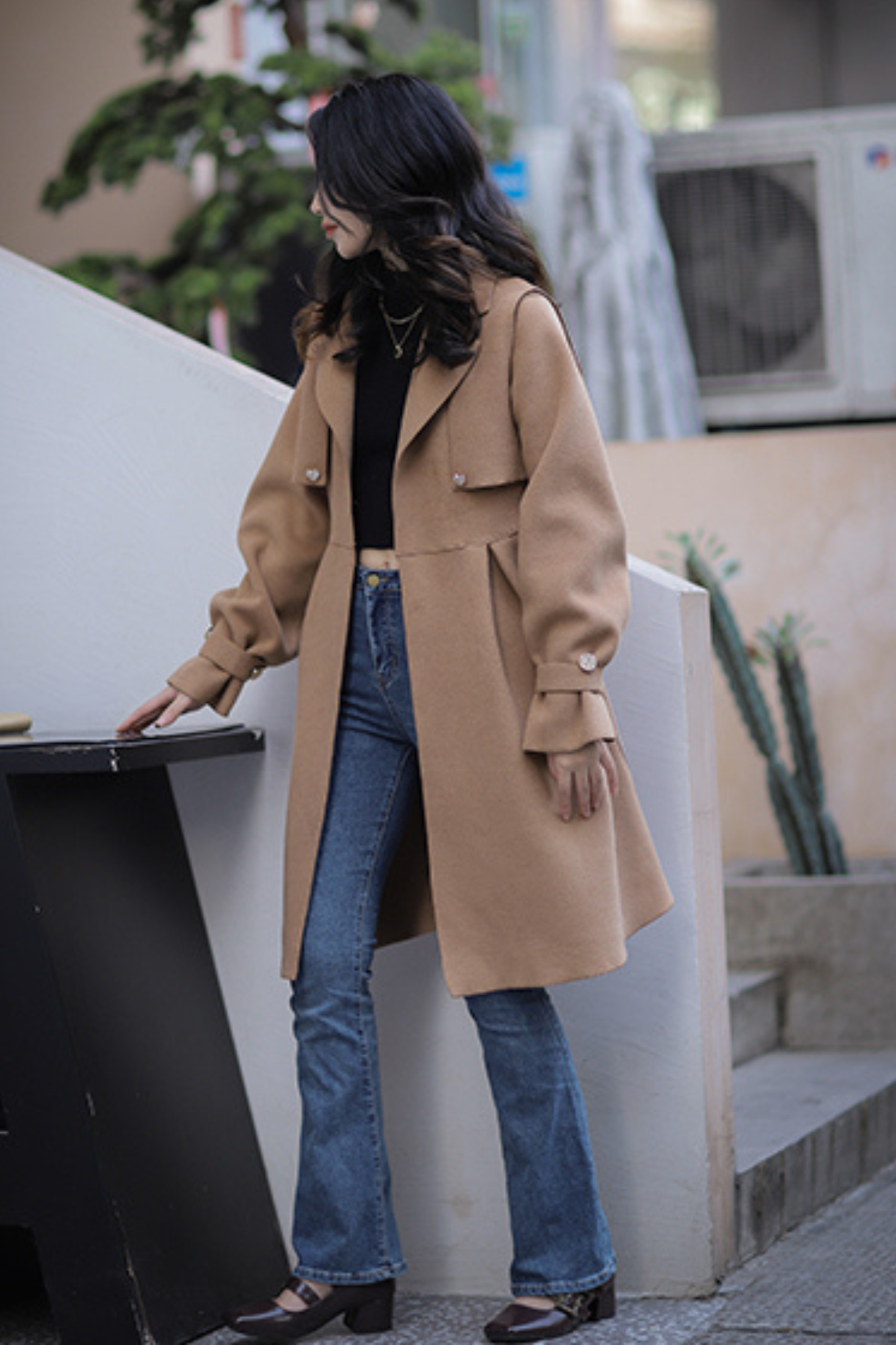 オールウールウィンターコート