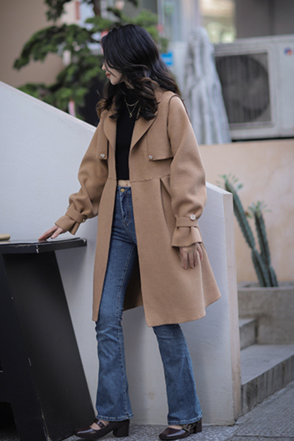 オールウールウィンターコート