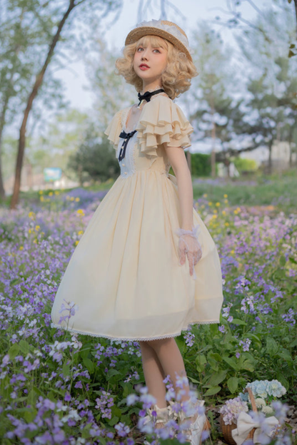 レトロメモリーフレアロリータドレス