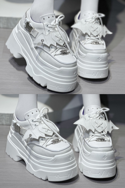 Reverse Wings Platform Shoes