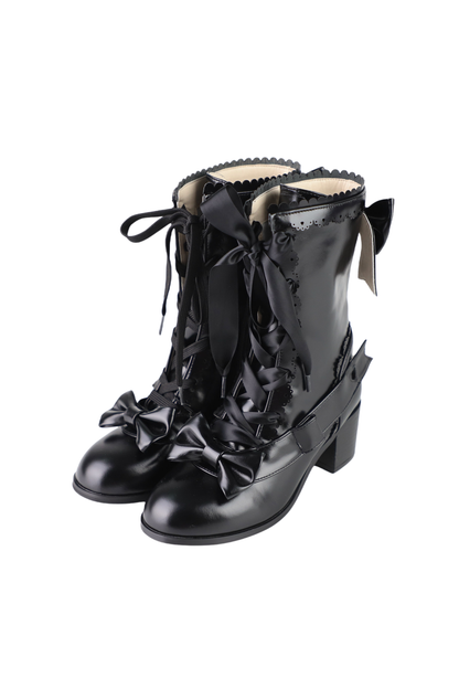 Sheep puff retro boots