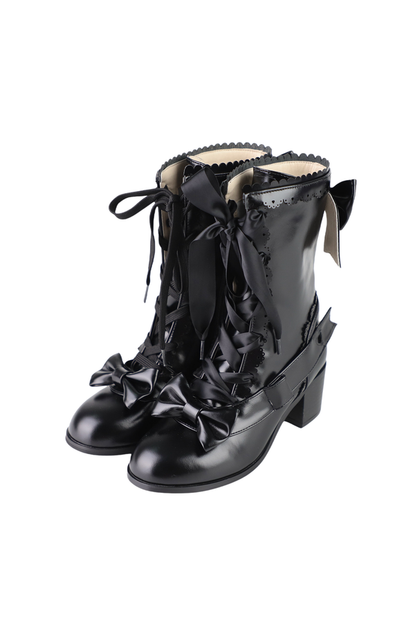 Sheep puff retro boots