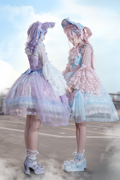 【予約商品】ペガサスガーデンチュールカーテンバードケージサスドレス＋ボンネット