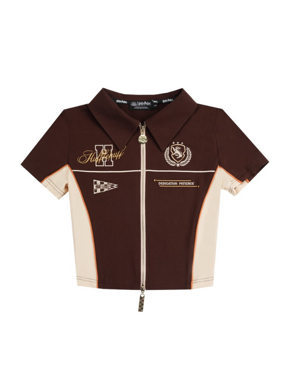 LASER Zip-up Short Tops