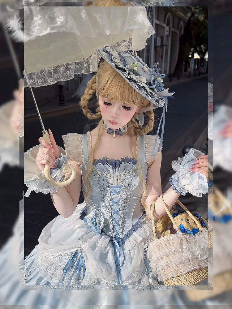 【4月5日予約締切】リリーエンブロイダリーロリータプリンセスコルセットドレス