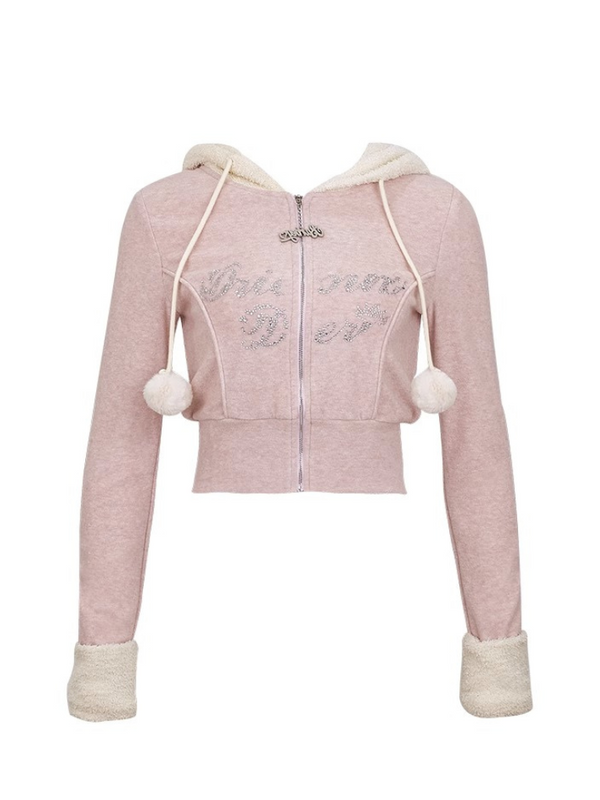 Girl Coconut Catgirl Hoodie + Boa Skirt + Logo Pants