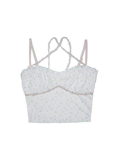 Little Flower Camisole + Plain Pink Camisole