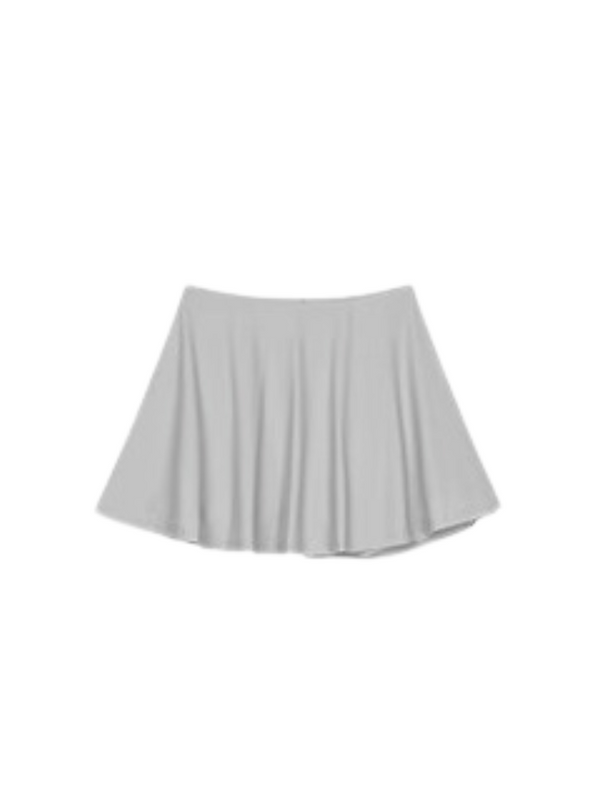 Casual Sporty Slim Hooded Hoodie + Sporty Skirt