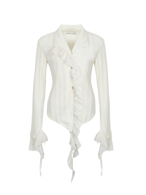 フレンチドライローズアシメエレガントトップス