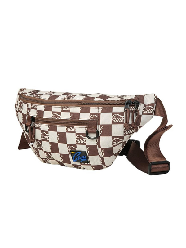 Block Check Crossbody Bag