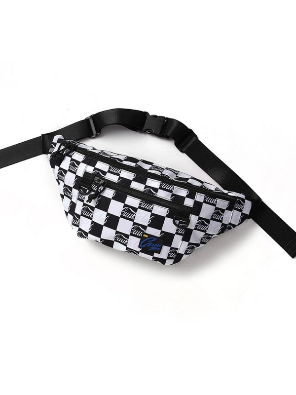 Block Check Crossbody Bag