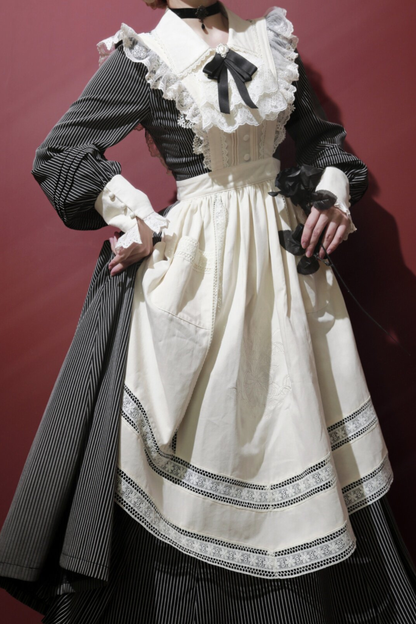 레트로 로리타 원피스 + 앞치마