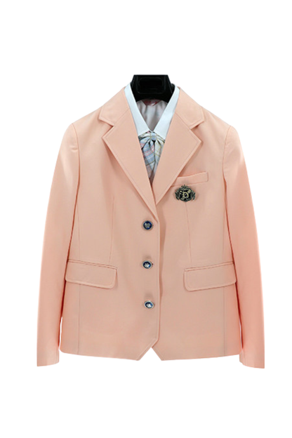 College-Blazer mit Stickerei