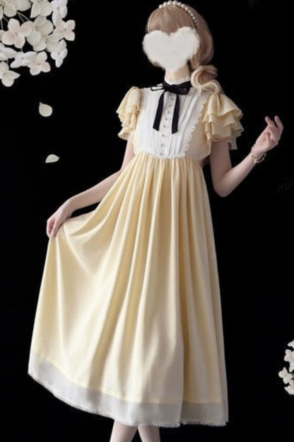 レトロメモリーフレアロリータドレス