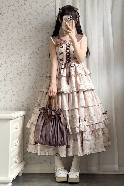 ブニングタイムエレガントロリータドレス+ドールカーディガン