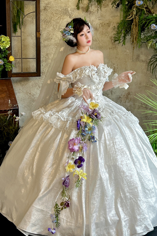 Off-Shoulder Sweet Kula Lolita Dress