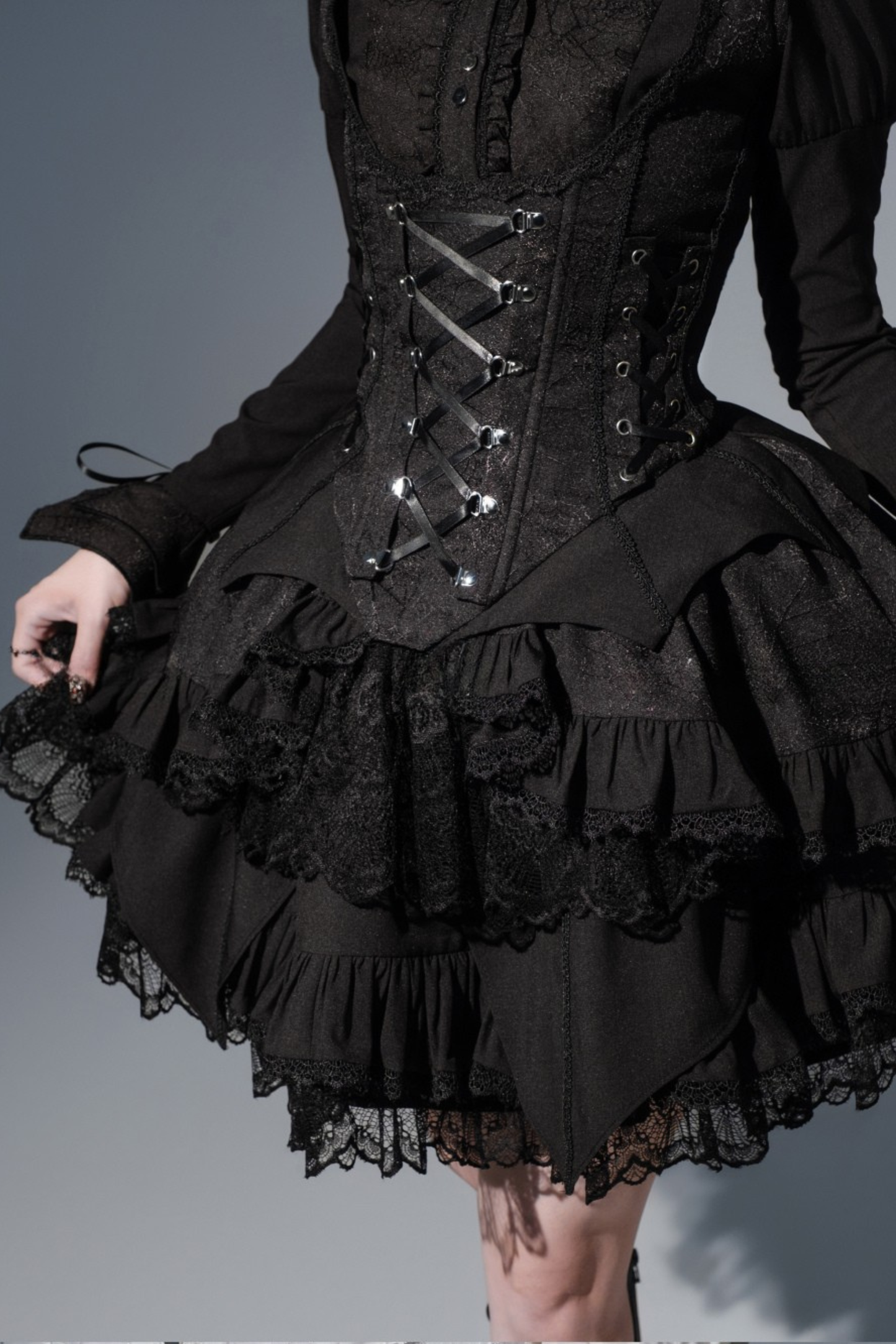 [Deadline for reservations: November 19] Camilla Spider Web Bat Gothic Dark Series Dress Full Set + Setup Full Set