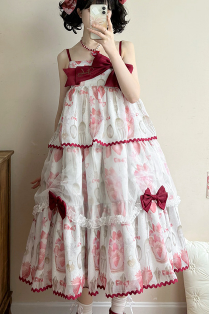 ストロベリーボックスロリータキャミソールドレス