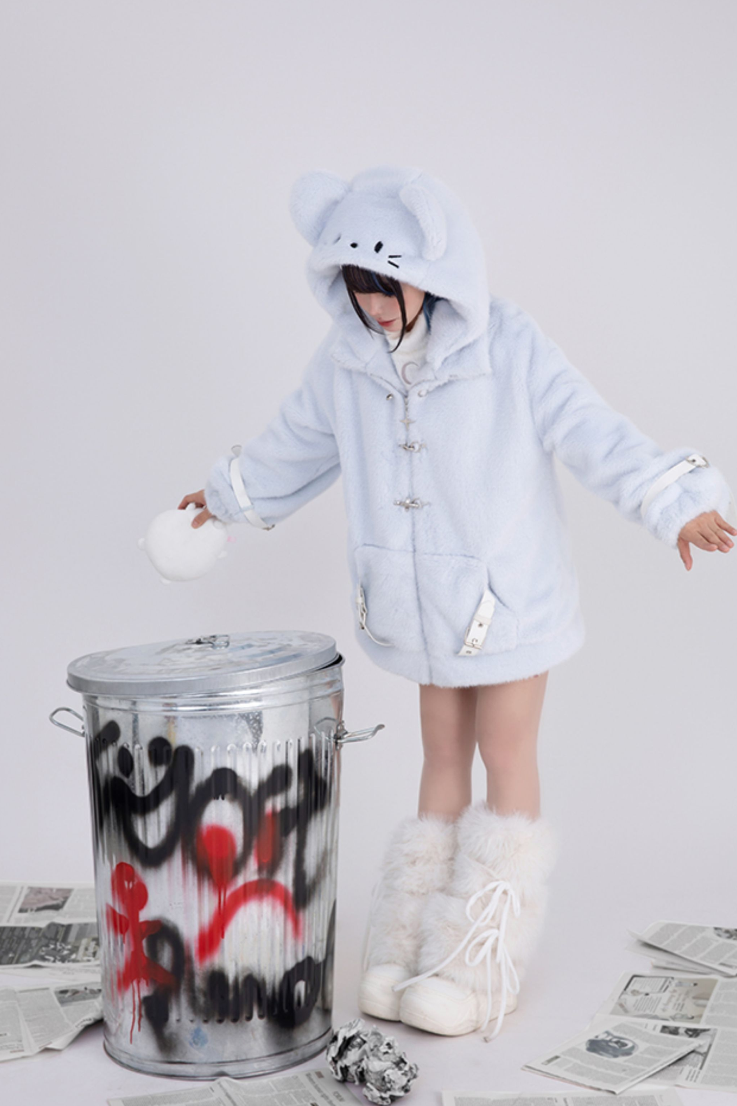 ラットマウススタースーパーキュートファーコート