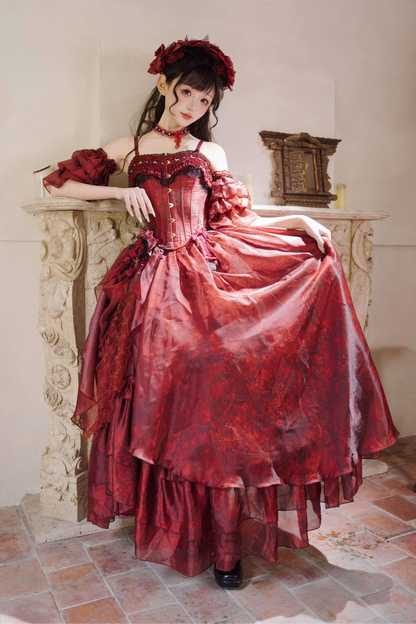 【3月19日予約締切】シルビアトップス+フレアスカート+ハット+スリーブ+ネックレス