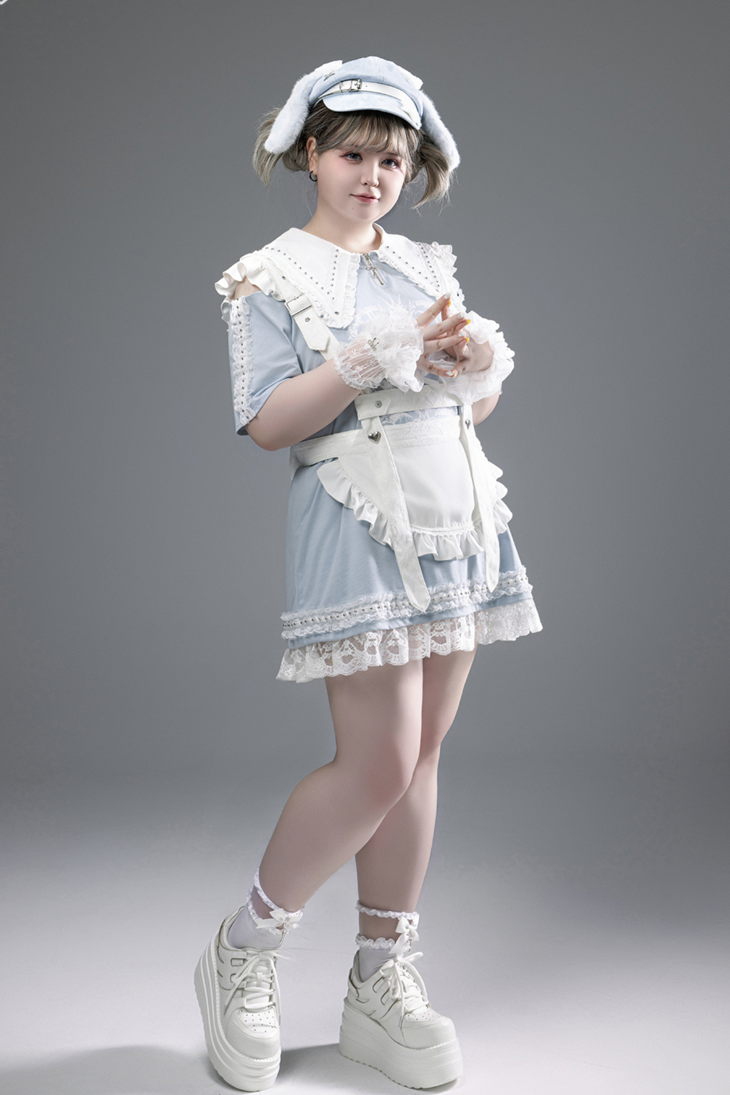 Witch Apprentice Subculture T-shirt Dress + Suspender Apron