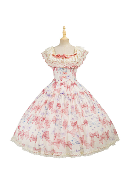 Eternal Garden Lolita Dress + Off-Shoulder Dress + Jumper Skirt + Shirt