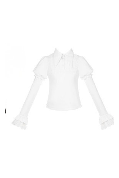 Six Sweet Lolita Flare Jumper Skirt + Top + Hat + Ribbon + Collar