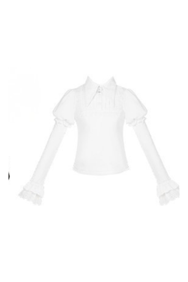 Six Sweet Lolita Flare Jumper Skirt + Top + Hat + Ribbon + Collar