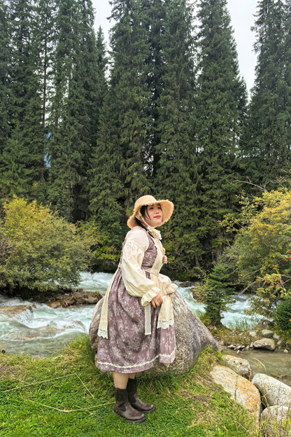 スケッチワイルドローズエレガントロリータドレス