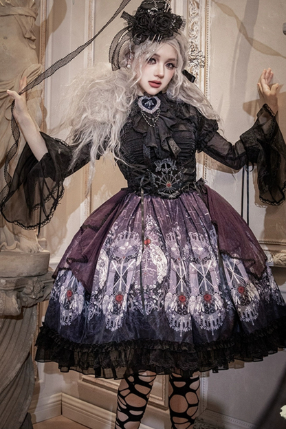 [Reservation Product] Gothic Girl Design Maria Sword Lolita Dress Set